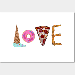 Food Is My Love Posters and Art